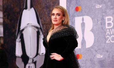 Adele attends The BRIT Awards 2022 at The O2 Arena on February 8 in London