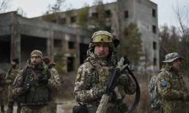 Ukrainian civilian volunteers and reservists of the Kyiv Territorial Defense unit conduct weekly combat training in an abandoned asphalt factory on February 19