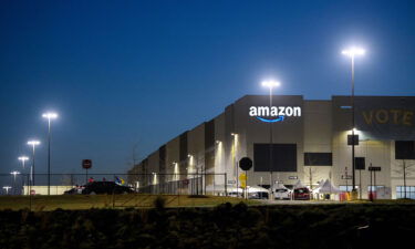A milestone union election at an Amazon warehouse in Alabama is set to begin all over again. Pictured is the  Amazon BHM1 fulfillment center in Bessemer