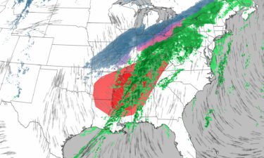 There is the possibility of tornadoes and flooding along the southern side and snow on the northern side of the storm system. Caught in between is the chance for a wintery mix and freezing rain.