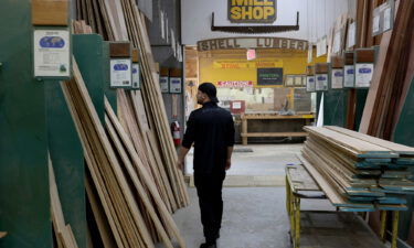 Carlos Orta shops at the Shell Lumber and Hardware home improvement store on February 10