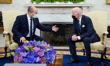 President Joe Biden will visit Israel "later this year" after Israeli Prime Minister Naftali Bennett invited him to the country. Biden and Bennett are shown here in the Oval Office of the White House on August 27