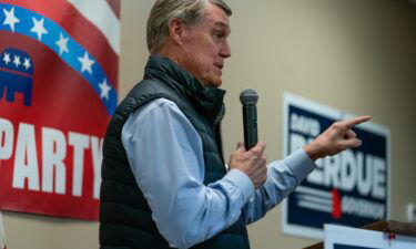 David Perdue kicked off his campaign for governor of Georgia with an emphatic endorsement from former President Donald Trump.