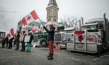 Truckers continue to voice their opposition to coronavirus measures and vaccine mandates in Ottawa