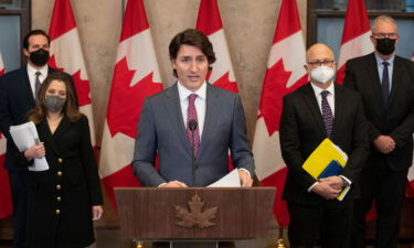 Canadian Prime Minister Justin Trudeau announced the Emergencies Act will be invoked to deal with protests against Covid-19 measures.