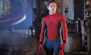 Tom Holland is pictured in "Spider-Man: No Way Home." Holland