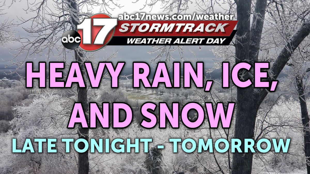 Tracking Heavy Rain Tonight, Changing To A Mix And Snow Tomorrow ...