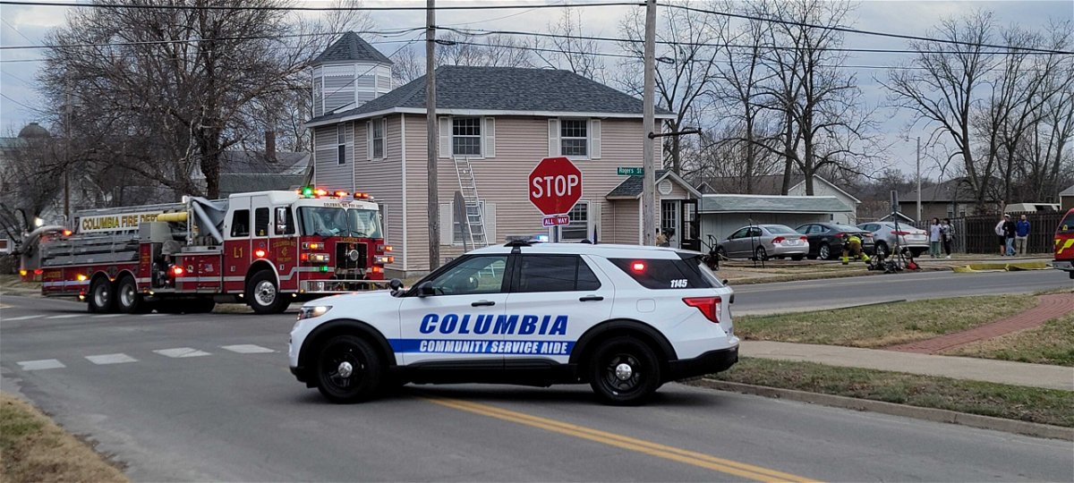 The Columbia Fire Department responded to a structure fire on the 400 block of North Eighth Street just before 6 p.m. Monday.
