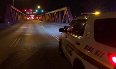 One person was killed in a motorcycle crash on the West End Bridge.