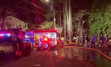 Fire broke out early Sunday at a home on Wilder Court in Dunwoody.