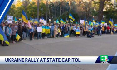 Thousands attend a Ukrainian crisis rally for the 2nd Sunday in a row at the state Capitol.