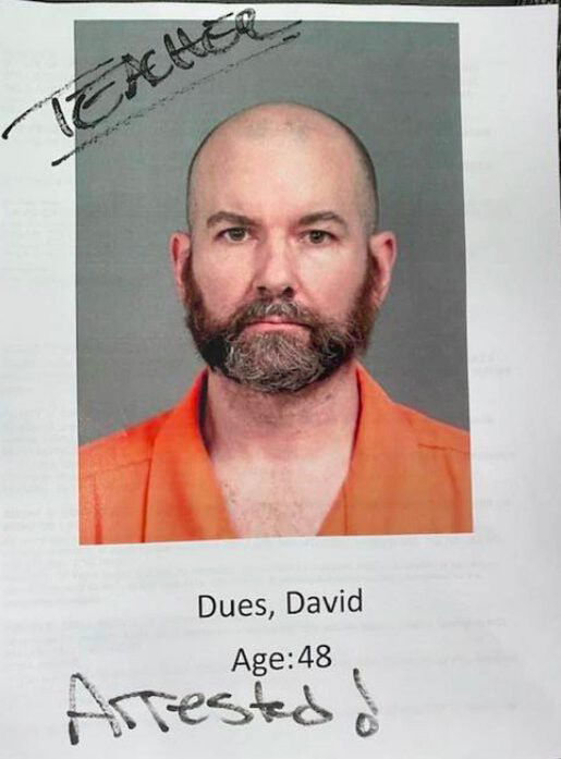 <i>Genesee County Sheriff/WNEM</i><br/>Genesee County Sheriff Chris Swanson announced 48-year-old David Dues from Burton was arrested during a GHOST investigation.