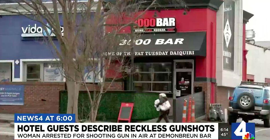 <i>WSMV</i><br/>A 28-year-old woman shot a pistol into the air after police said she left the 3000 Bar early Saturday morning.