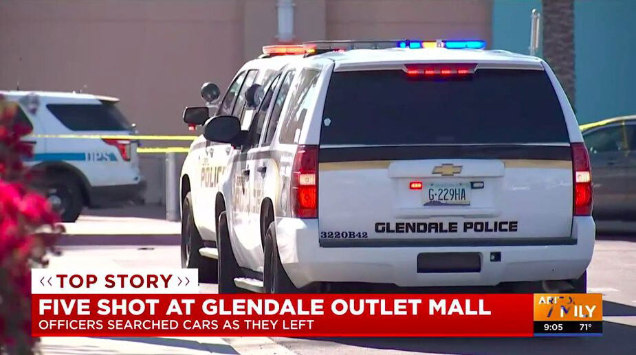 4 shot, including 3 kids, at Tanger outlet mall in Glendale