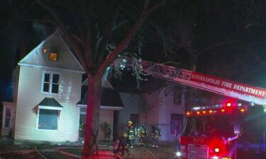 Minneapolis firefighters knocked down a large fire early Monday morning in a vacant home under renovation on the city's north side.