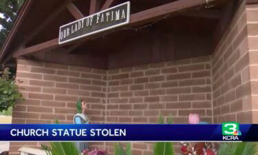 Church leaders believe someone had stolen the "Our Lady of Fatima" sculpture.