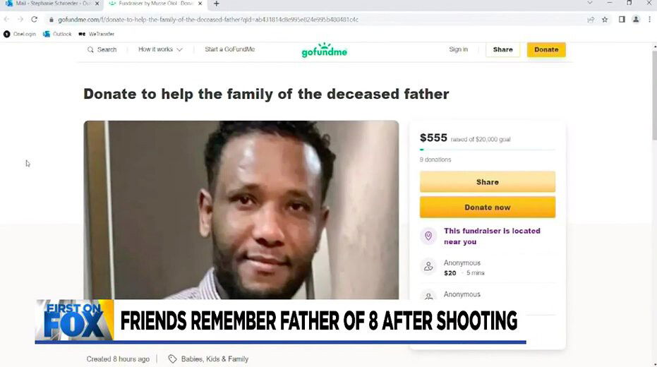 <i>KPTV</i><br/>Shaani Mohamed was shot and killed March 27 in northeast Portland. A GoFundMe account has been set up to help his family.