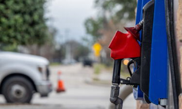 An ExxonMobil gas pump is seen on February 1  in Houston