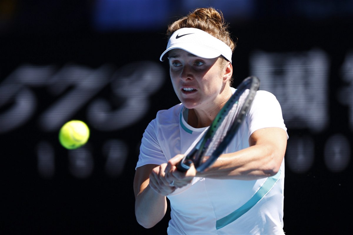 <i>Daniel Pockett/Getty Images AsiaPac/Getty Images</i><br/>Elina Svitolina says athletes can do more to pressure Russia into stopping the violence.