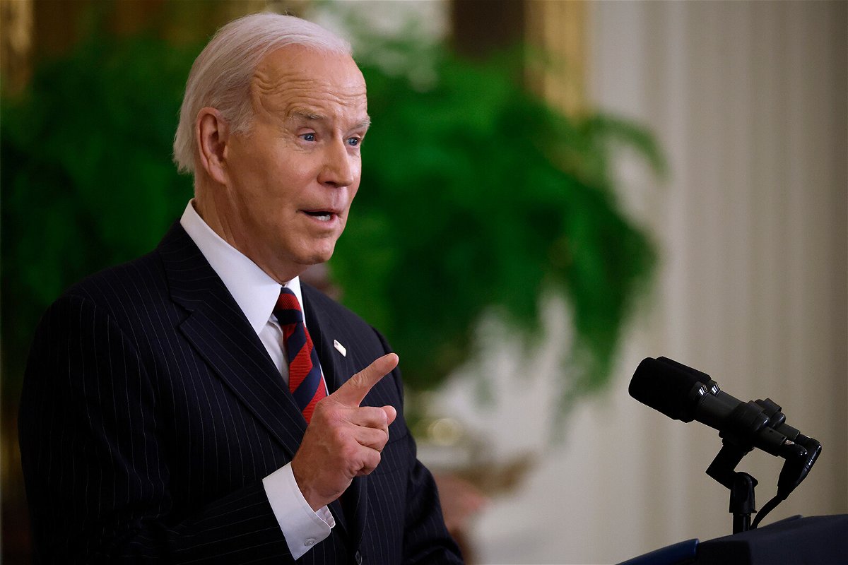 <i>Chip Somodevilla/Getty Images</i><br/>President Joe Biden said there's some indication that Putin is self-isolating and punishing some of his advisers