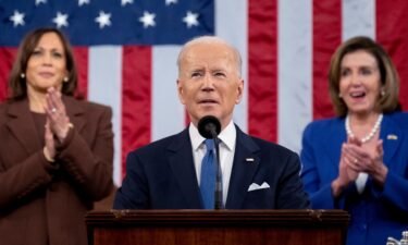 A new poll says speech watchers have mostly positive reaction of President Joe Biden's State of the Union.