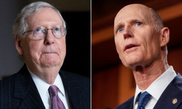 Senate GOP Leader Mitch McConnell on Tuesday rebutted Florida Sen. Rick Scott's plan "to rescue America."