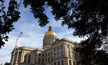 The Georgia State Capitol is seen on January 06