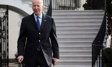 President Joe Biden is pictured at the White House prior to traveling to Europe on March 23. Biden's proposed budget for the fiscal year 2023 includes billions to counter Russian aggression and a new tax on America's wealthiest.