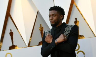 Actor Chadwick Boseman's 2018 Oscar ensemble is among a selection of men's looks featured in Zuckerman's book.