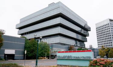 Purdue Pharma's headquarters in Stamford