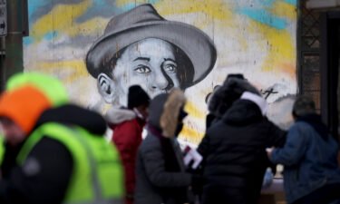 Lawmakers passed the Emmett Till Anti-lynching Act on Monday in a 422-3 majority. Pictured is an Emmett Till mural in Chicago.