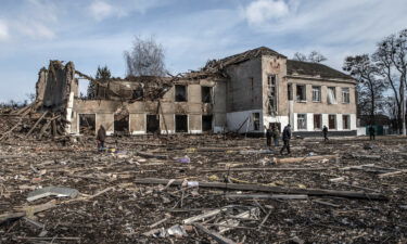 Photojournalists share the stories behind their photos of Ukraine's destruction. A school in Merefa