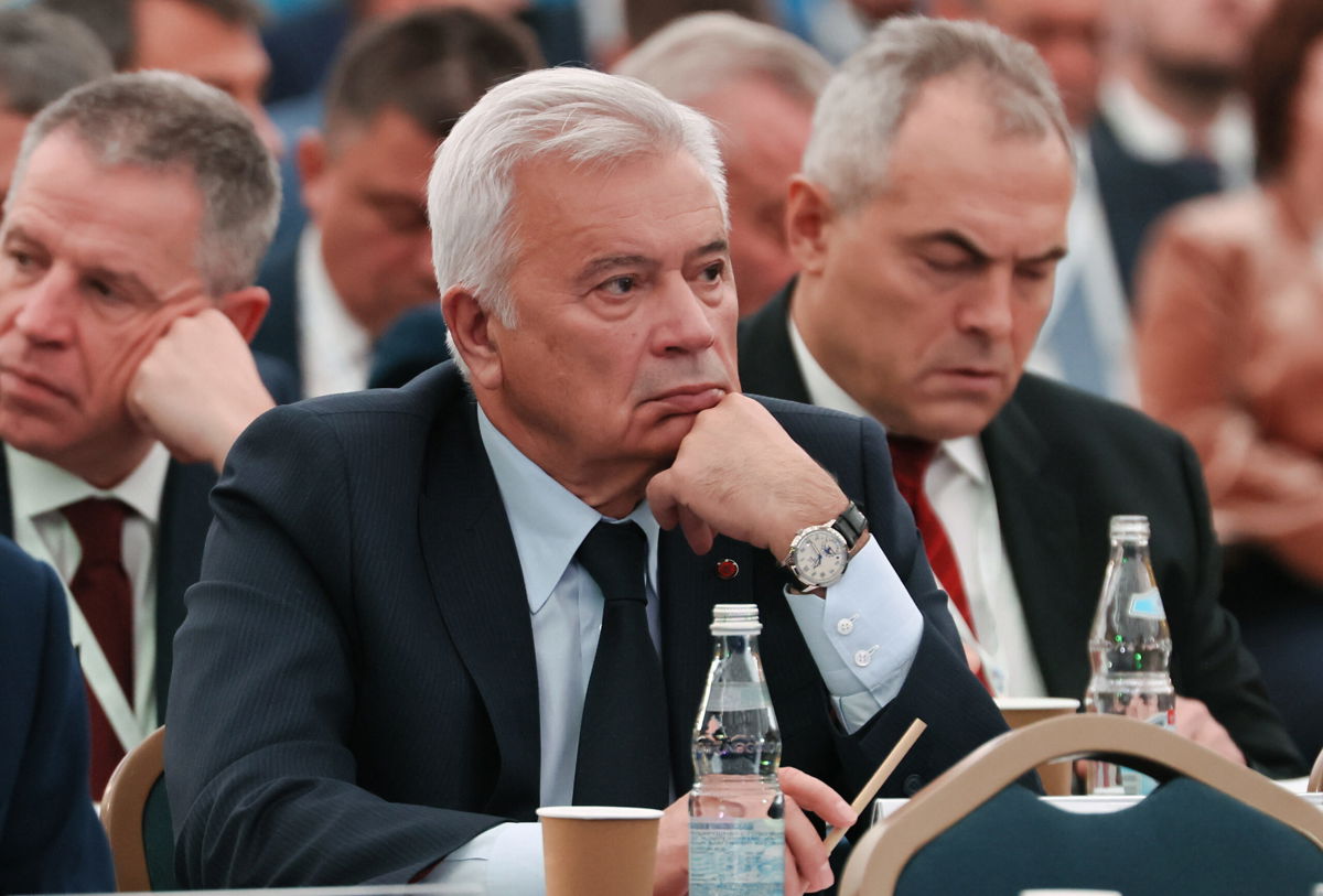 <i>Alexander Shcherbak/TASS/Getty Images</i><br/>Lukoil President and CEO Vagit Alekperov attends the 30th Congress of the Russian Union of Industrialists and Entrepreneurs.