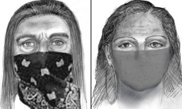 Two sketches released by the FBI were based on Papini's description of her alleged abductors.