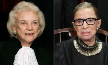Supreme Court Justices Sandra Day O'Connor and the late Ruth Bader Ginsburg.