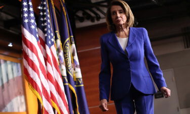 House Speaker Nancy Pelosi departs her weekly press conference in January 2019 in Washington