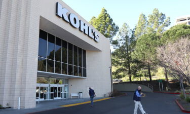 Customers enter a Kohl's store on January 24