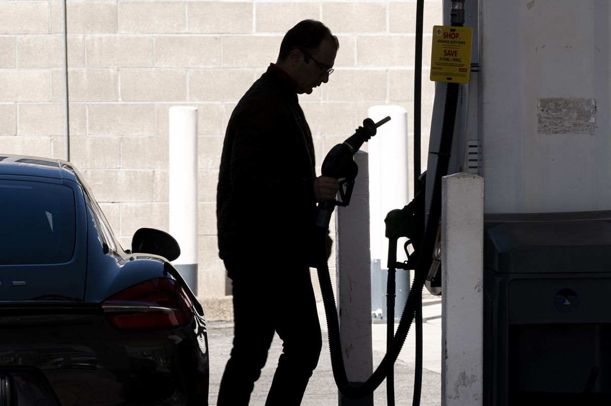 <i>David Paul Morris/Bloomberg/Getty Images</i><br/>Russia's invasion of Ukraine sends gasoline prices higher.  Pictured is a Shell gas station in San Francisco