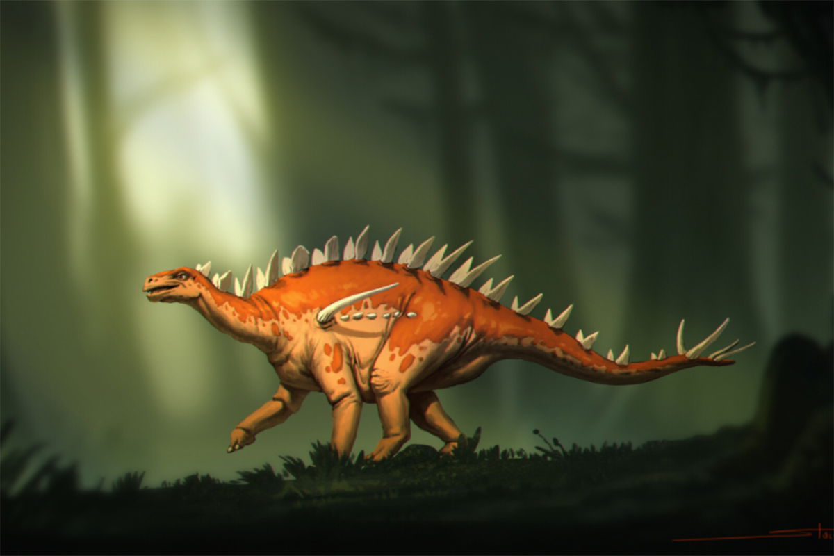 <i>Banana Art Studio</i><br/>This illustration shows Bashanosaurus primitivus