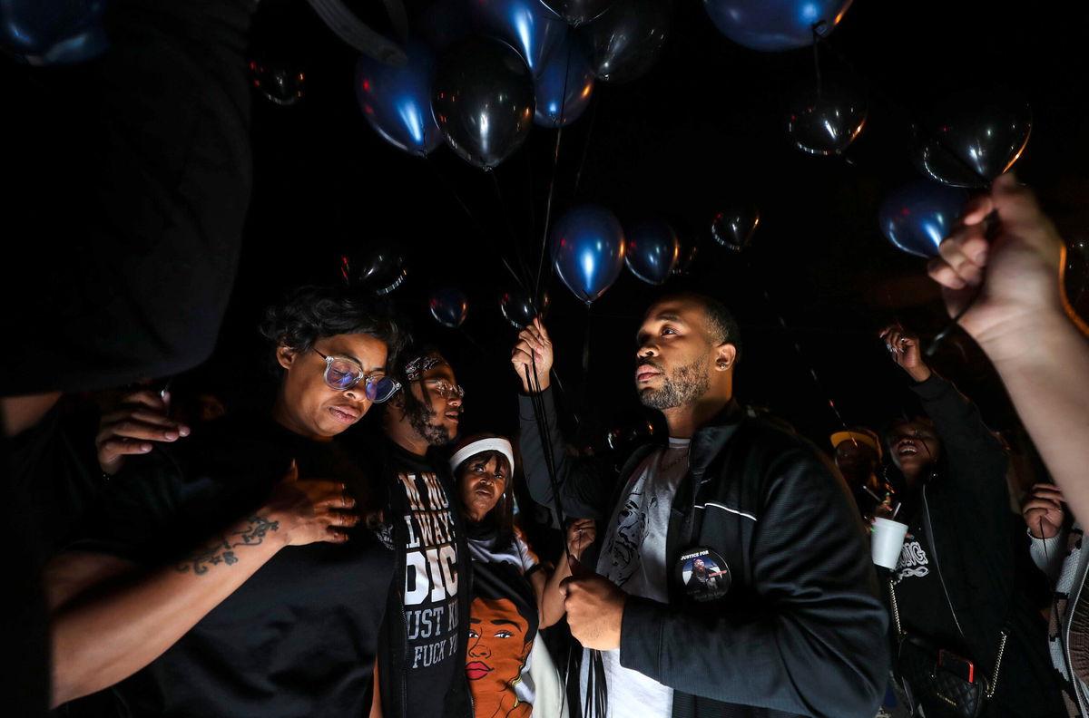 <i>Matt Stone/Courier Journal/USA Today Network</i><br/>Dozens came out to remember David McAtee on June 1