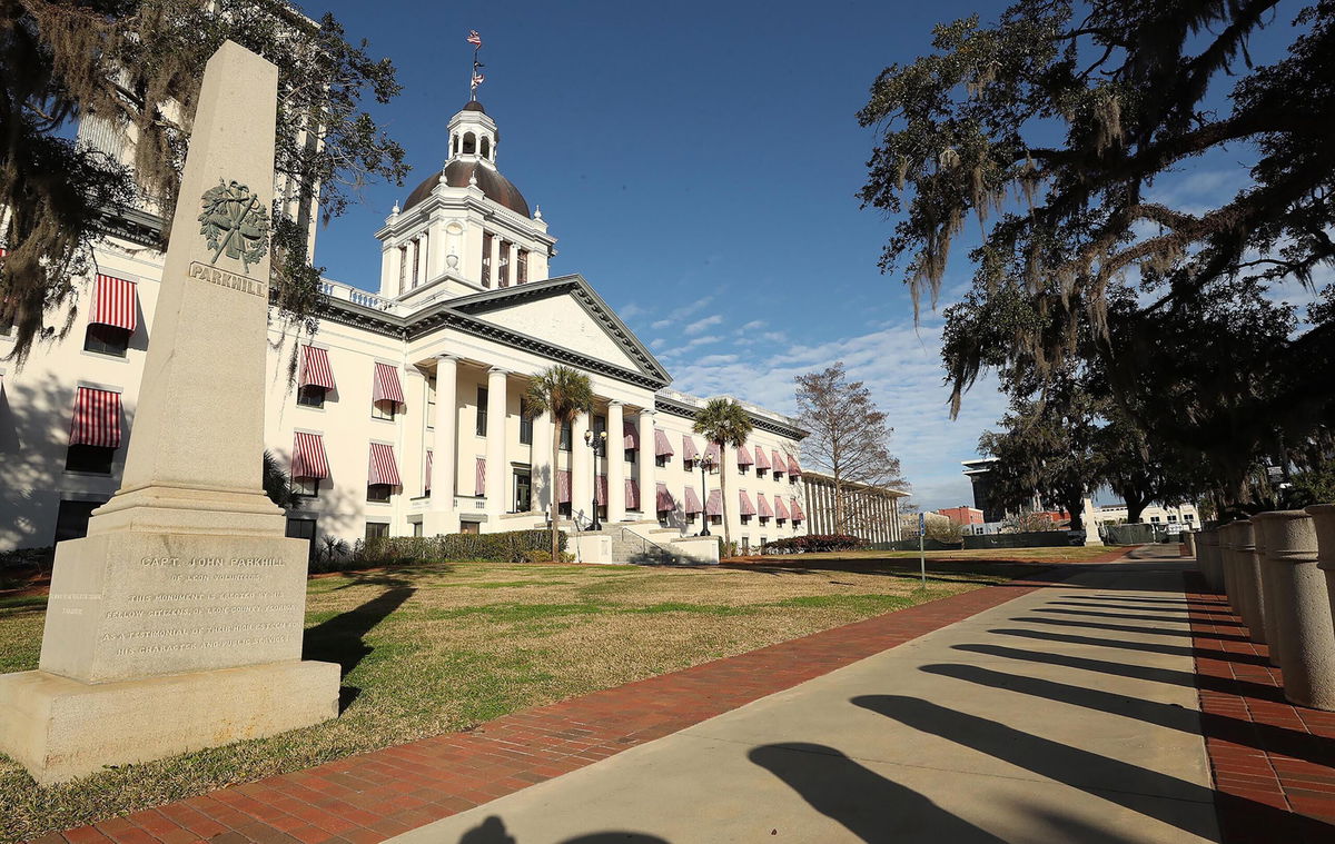 <i>Stephen M. Dowell/Orlando Sentinel/Tribune News Service/Getty Images</i><br/>The Florida Senate voted on March 10 to ban public schools and private businesses from teaching people to feel guilty for historical events committed by people of their race