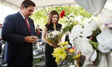 Florida Gov. Ron DeSantis and his wife