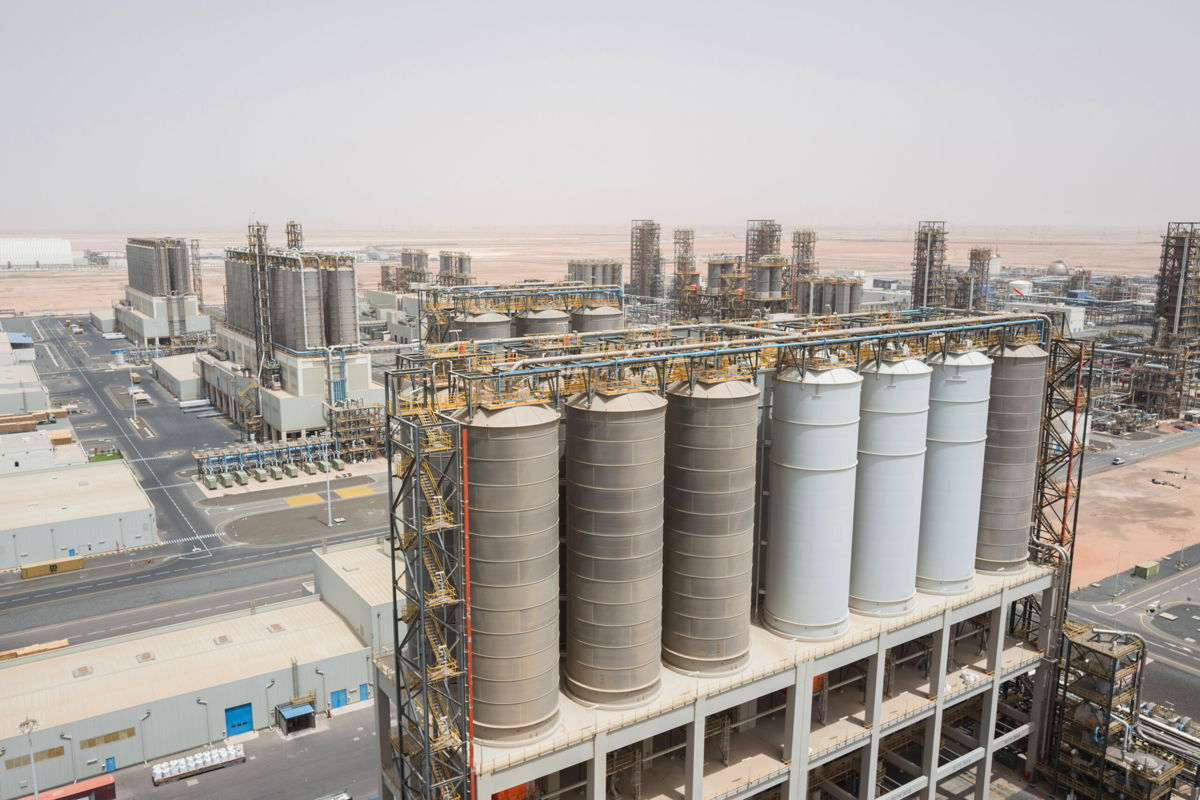 <i>Christophe Viseux/Bloomberg/Getty Images</i><br/>Processing tanks stand at the Ruwais refinery and petrochemical complex