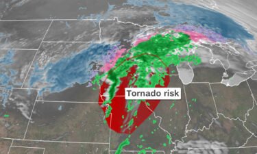 Some states in the Midwest may see both snow and tornadoes this weekend.