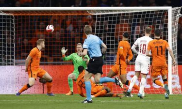 Eriksen scores against the Netherlands.