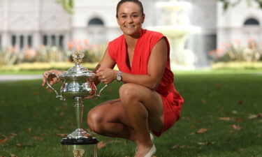 No. 1 women's tennis player in the world Ashleigh Barty