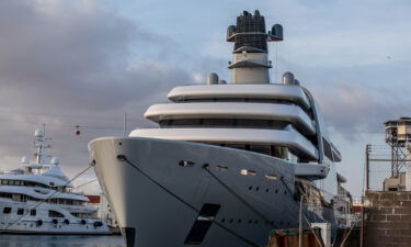The Solaris superyacht owned by Russian billionaire Roman Abramovich