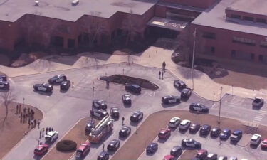 Olathe East High School in Kansas was put on lockdown Friday after reports of a shooting.