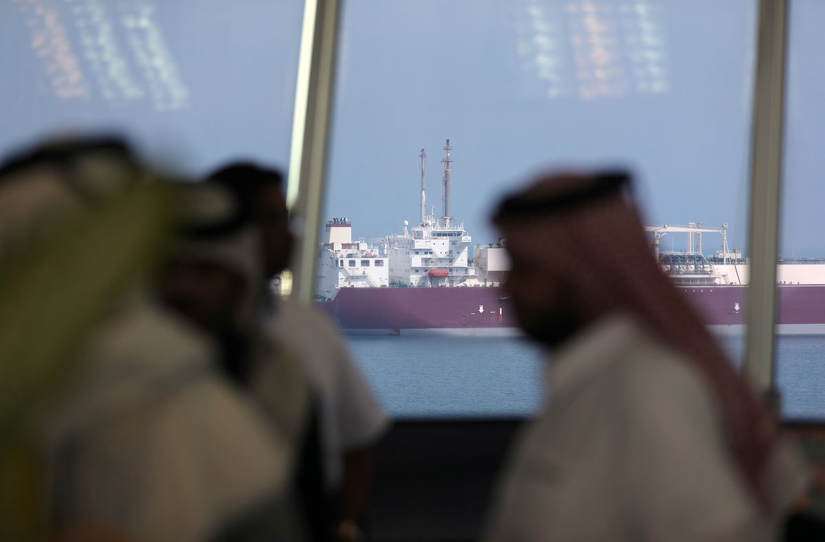 <i>Karim Jaafar/AFP/Getty Images</i><br/>Pictured is Qatar's principal site for the production of liquefied natural gas and gas-to-liquid