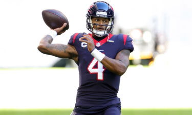 The Cleveland Browns are defending their signing of quarterback Deshaun Watson. Watson is seen here at NRG Stadium in Houston